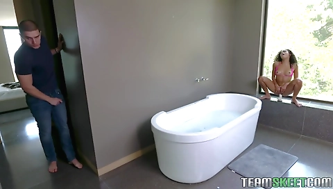 Spanish girl fucks her boyfriend