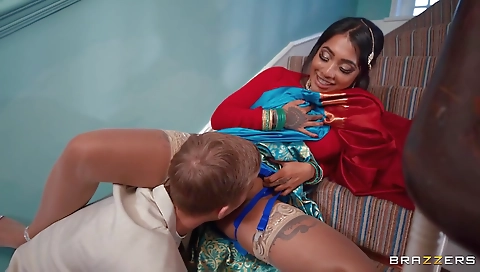 She's arotad gabriela on the beach