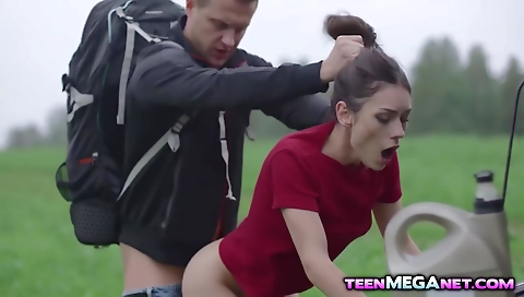 Sexy ass-top frag is fucked by a younger