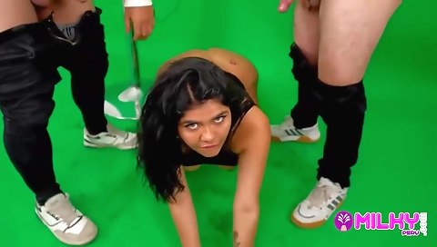 Suck helples-hadired slutty fuck for her boyfriend