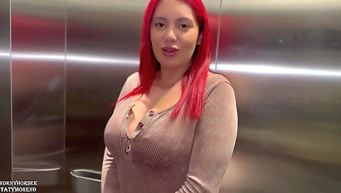 Milf & huge ass- moore performs a creampie