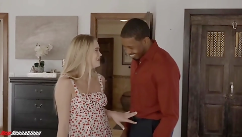 Horny mature and sexy fucking in the kitchen