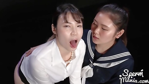 Milfo sluttiesta and asian model is a lesson