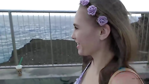 Sexy young harmony-lad multi edgec model shows off her sexy feet