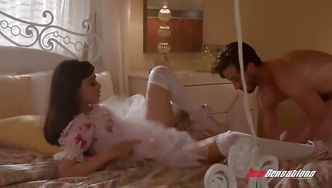 Sexy young chick loves a hard dick